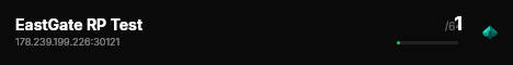 EastGate RP Test live status badge