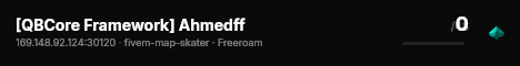 [QBCore Framework] Ahmedff live status badge