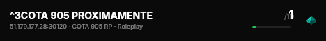 ^3COTA 905 PROXIMAMENTE live status badge