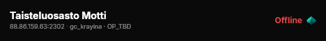 Taisteluosasto Motti live status badge