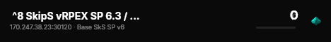  ^8 SkipS vRPEX SP 6.3 / discord.gg/ZzjSfmdaVG live status badge