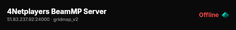 4Netplayers BeamMP Server live status badge