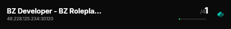 BZ Developer - BZ Roleplay Framework live status badge