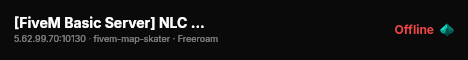 [FiveM Basic Server] NLC Team live status badge