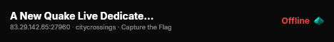 A New Quake Live Dedicated Server live status badge