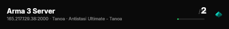 Arma 3 Server live status badge