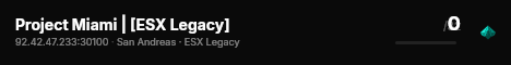 Project Miami | [ESX Legacy] live status badge