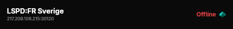LSPD:FR Sverige live status badge