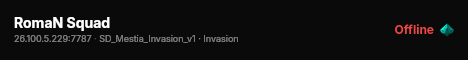 RomaN Squad live status badge