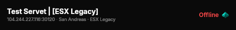 Test Servet | [ESX Legacy] live status badge