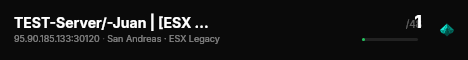 TEST-Server/-Juan | [ESX Legacy] live status badge