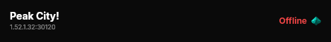 Peak City! live status badge