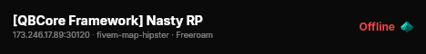 [QBCore Framework] Nasty RP live status badge