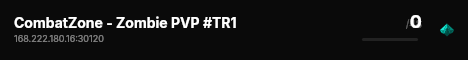 CombatZone - Zombie PVP #TR1 live status badge