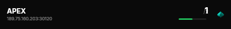 APEX live status badge