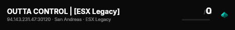 OUTTA CONTROL | [ESX Legacy] live status badge