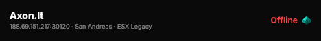 Axon.lt live status badge