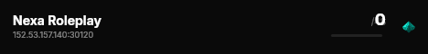 Nexa Roleplay live status badge