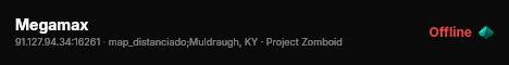 Megamax live status badge