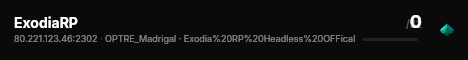 ExodiaRP live status badge