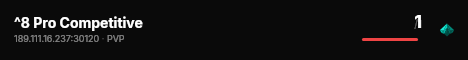 ^8 Pro Competitive live status badge