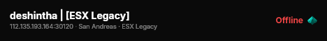 deshintha | [ESX Legacy] live status badge
