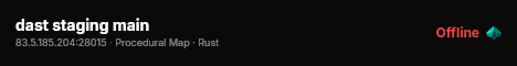 dast staging main live status badge