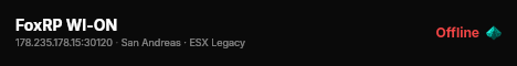 FoxRP Wl - ON live status badge