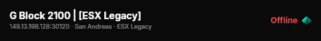G Block 2100 | [ESX Legacy] live status badge