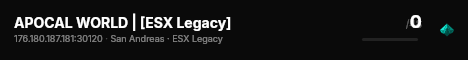 APOCAL WORLD | [ESX Legacy] live status badge