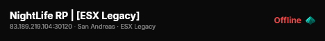 NightLife RP | [ESX Legacy] live status badge