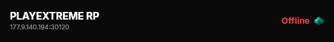 PLAYEXTREME RP live status badge