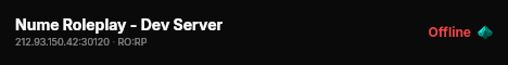 Nume Roleplay - Dev Server live status badge