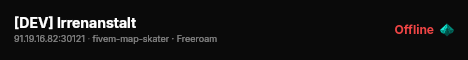 [DEV] Irrenanstalt live status badge