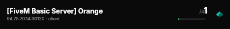 [FiveM Basic Server] Orange live status badge