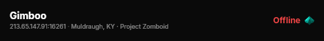 Gimboo live status badge