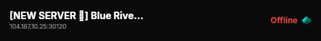 [NEW SERVER 👑] Blue River RP live status badge