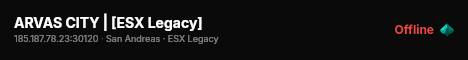 ARVAS CITY | [ESX Legacy] live status badge