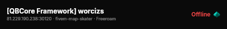 [QBCore Framework] worcizs live status badge
