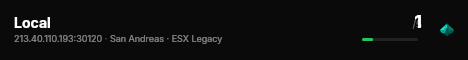 Local live status badge