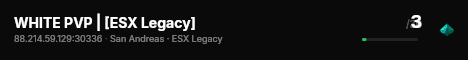 WHITE PVP | [ESX Legacy] live status badge