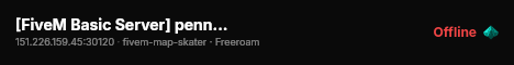 [FiveM Basic Server] pennypacker's ts live status badge