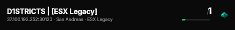D1STRICTS | [ESX Legacy] live status badge