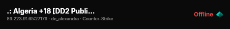 .: Algeria +18 [DD2 Public] CSDM :. live status badge
