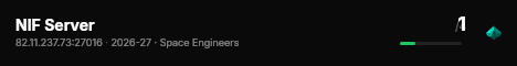 NIF Server live status badge