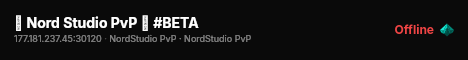 🔹 Nord Studio PvP 🔹 #BETA live status badge