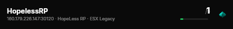 HopelessRP live status badge
