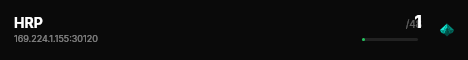 HRP live status badge