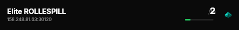 Elite ROLLESPILL live status badge