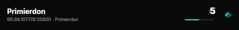 Primierdon live status badge